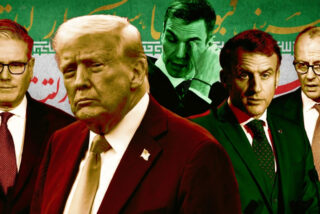Starmer, Trump, S&aacute;nchez, Macron y Merz