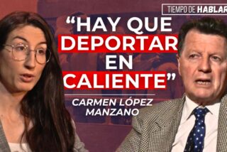 Carmen L&oacute;pez (Frente Obrero) deja en shock a Alfonso Rojo: "&iexcl;No ayudas para inmigrantes que se niegan a espa&ntilde;oles!"