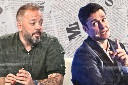 David Alandete retrata en una imagen el vomitivo servilismo de Antonio Maestre con el poder
