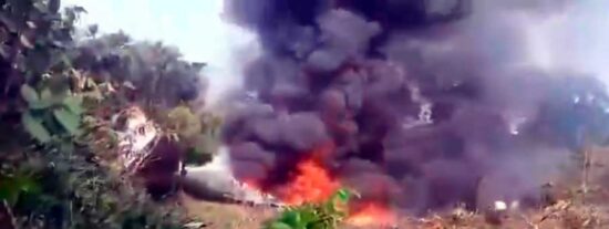 Tragedia a&eacute;rea en Colombia: Al menos 66 muertos