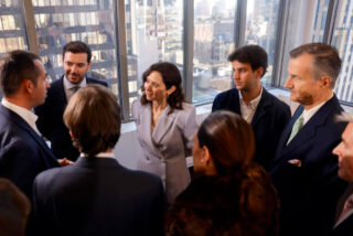 D&iacute;az Ayuso anima en Nueva York a los empresarios norteamericanos a invertir en Madrid