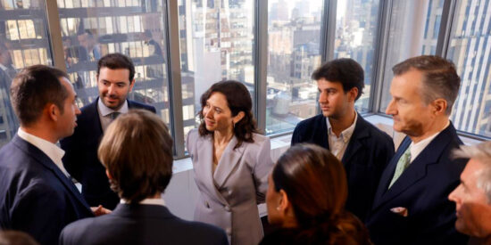 D&iacute;az Ayuso anima en Nueva York a los empresarios norteamericanos a invertir en Madrid