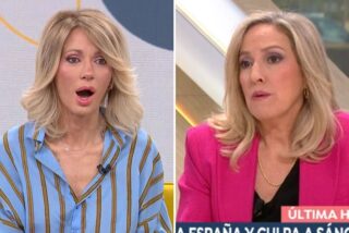 Susanna Griso y Cristina Pe&ntilde;a en 'Espejo P&uacute;blico' (Antena 3)