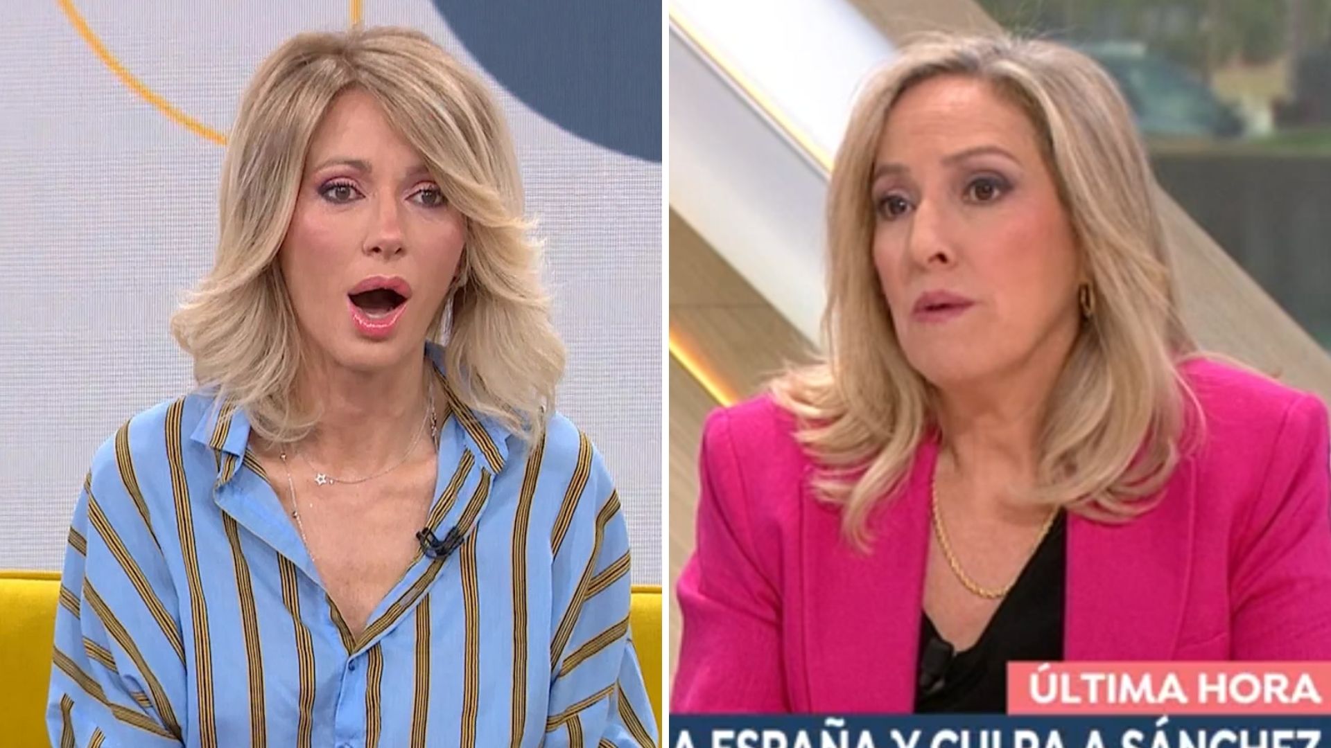 Susanna Griso y Cristina Pe&ntilde;a en 'Espejo P&uacute;blico' (Antena 3)
