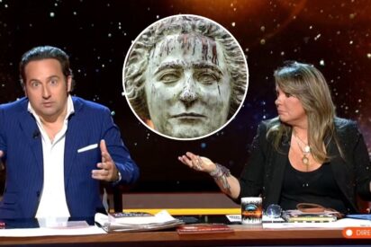 Iker Jim&eacute;nez y Carmen Porter en 'Horizonte' (Cuatro)