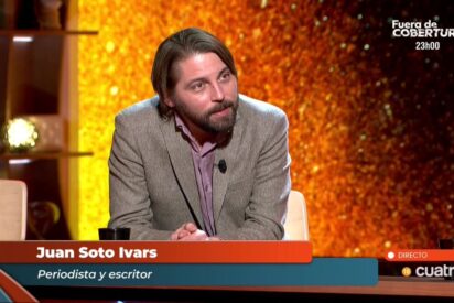 Juan Soto Ivars en el plat&oacute; de 'Horizonte' (Cuatro) 