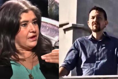 Luc&iacute;a Etxebarria y Pablo Iglesias