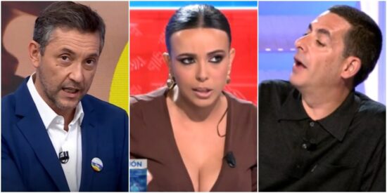 Javier Ruiz, Sarah Santaolalla y Antonio Naranjo. 