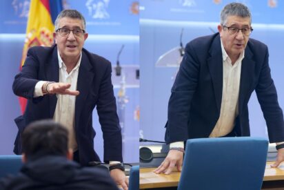 Patxi L&oacute;pez se encara con Vito Quiles en el Congreso