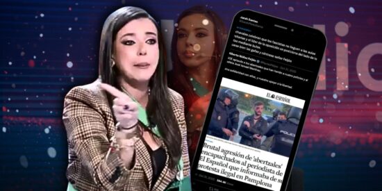 As&iacute; &lsquo;celebraba&rsquo; Sarah Santaolalla la agresi&oacute;n al periodista de El Espa&ntilde;ol por los radicales abertzales en Pamplona