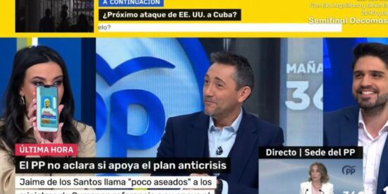 Sarah Santaolalla en 'Ma&ntilde;aneros 360' (TVE)