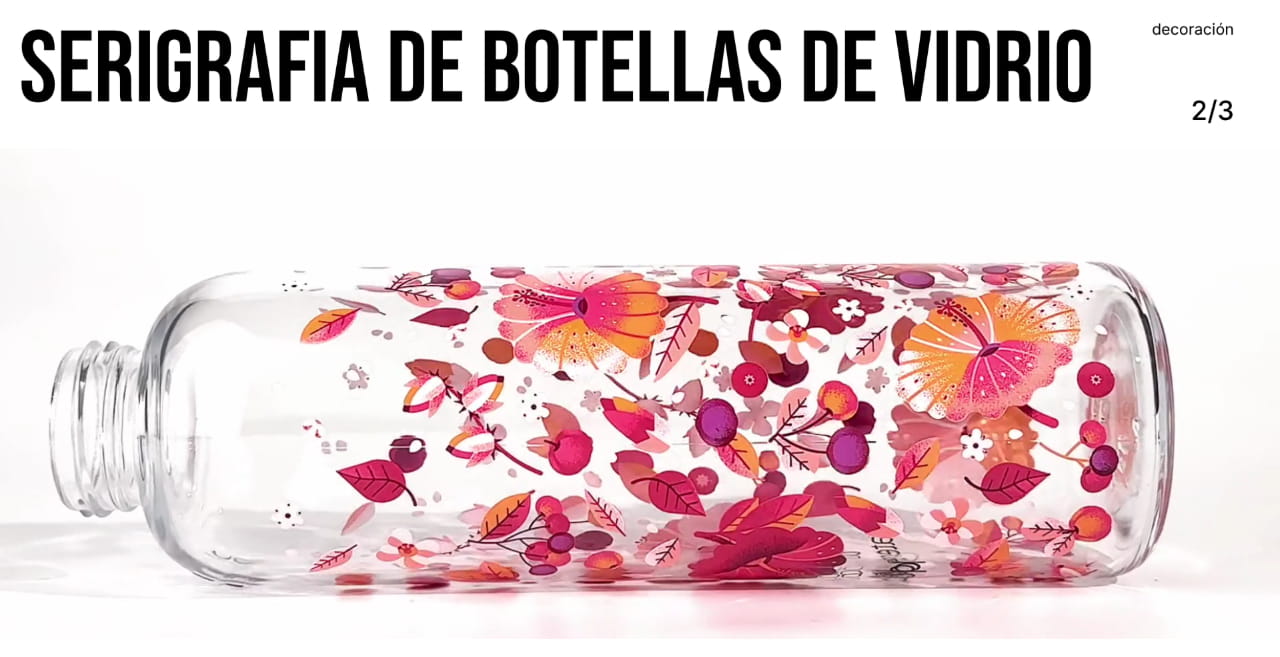 La impresi&oacute;n de pantalla en botellas como herramienta de branding