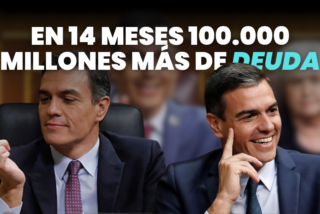 En 14 meses, 100.000 millones m&aacute;s de deuda