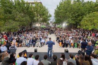 Abascal en campaña en Andalucía