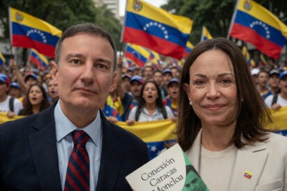 Alvaro Nieto y María Corina Machado