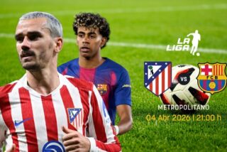 Atl&eacute;tico de Madrid vs Barcelona en Liga