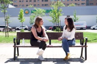 Carolina y Ione Belarra.