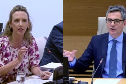 Cayetana &Aacute;lvarez Toledo y F&eacute;lix Bola&ntilde;os.