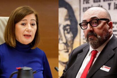 Francina Armengol y Koldo Garc&iacute;a.