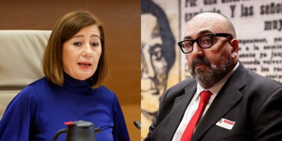 Francina Armengol y Koldo Garc&iacute;a.