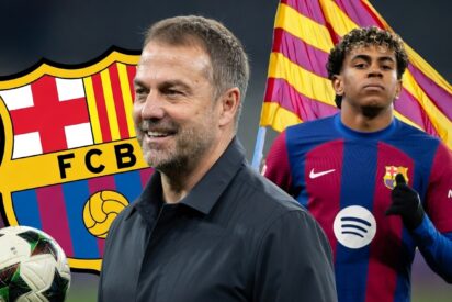 Flick, Lamine y el Barça