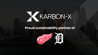 Karbon-X, nombrado socio oficial de sostenibilidad de los Detroit Red Wings y Detroit Tigers
