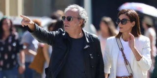 José Coronado con la actriz Irene López