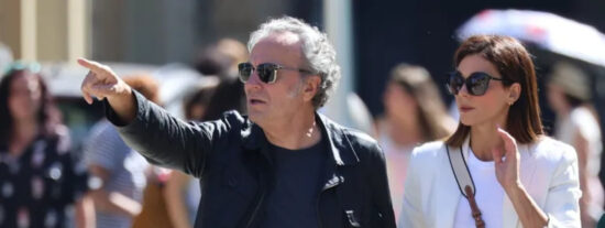 José Coronado con la actriz Irene López