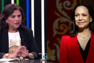 Luc&iacute;a M&eacute;ndez y Mar&iacute;a Corina Machado.