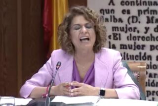 Mar&iacute;a Jes&uacute;s Montero en el Senado