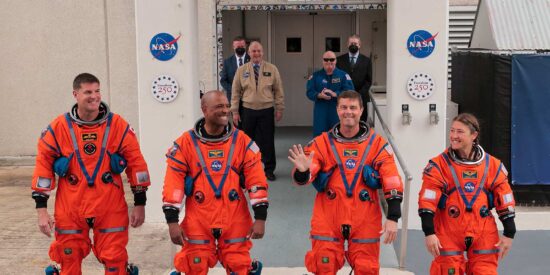 Los cuatro astronautas del Artremis II