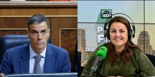 Pedro S&aacute;nchez y Ketty Garat.