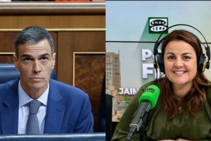 Pedro S&aacute;nchez y Ketty Garat.