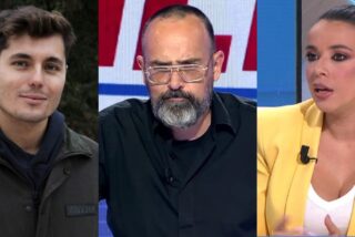 Vito Quiles, Risto Mejide y Sarah Santaolalla.