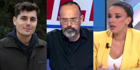 Vito Quiles, Risto Mejide y Sarah Santaolalla.