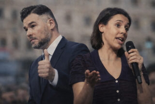 Rufián con Irene Montero