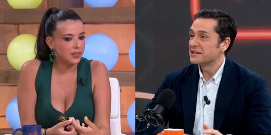 Sarah Santaolalla y David Alandete.