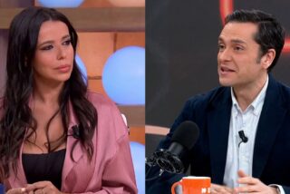 Sarah Santaolalla y David Alandete.