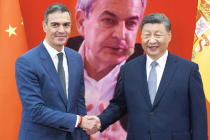 Sanchez y Xi Jinping con Zapatero