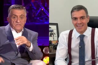 El Gran Wyoming y Pedro S&aacute;nchez.