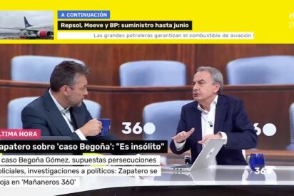 Javier Ruiz y Jose Luis Rodr&iacute;guez Zapatero.