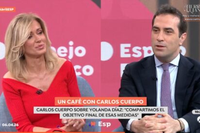 Carlos Cuerpo en 'Espejo P&uacute;blico' (Antena 3)