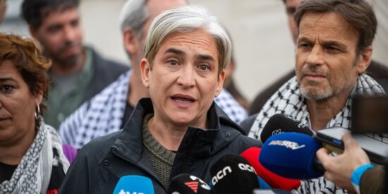 La exalcaldesa de Barcelona, Ada Colau