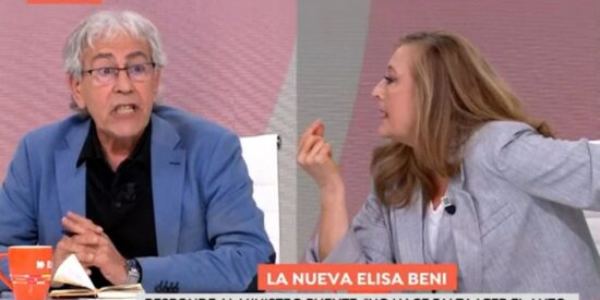 Toni Bola&ntilde;o y Elisa Beni en 'Espejo P&uacute;blico' (Antena 3) 