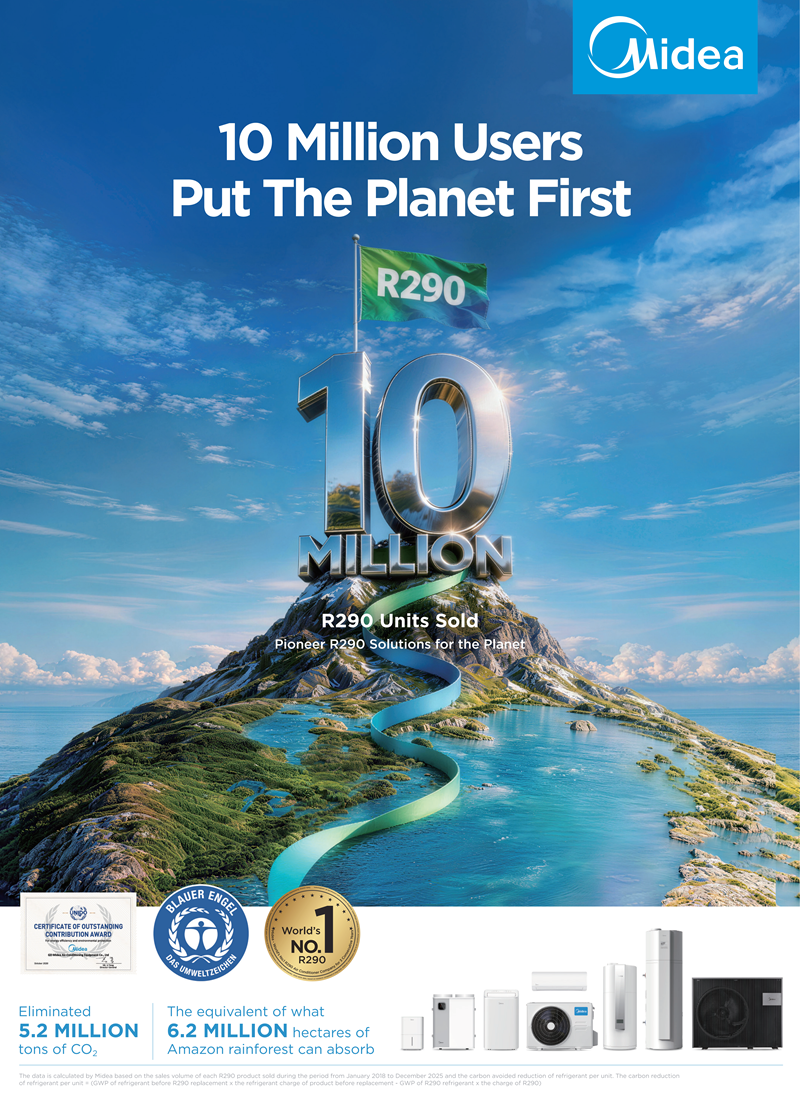 Midea vende m&aacute;s de 10 millones de unidades R290 y lidera la descarbonizaci&oacute;n de la climatizaci&oacute;n