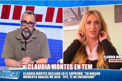 Risto Mejide y Claudia Montes en 'Todo es mentira'