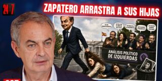 Zapatero arrastra a sus hijas mientras la &lsquo;Brunete Pedrete&rsquo; recoge cable y se &lsquo;olvida&rsquo; de la &lsquo;Zeja&rsquo;