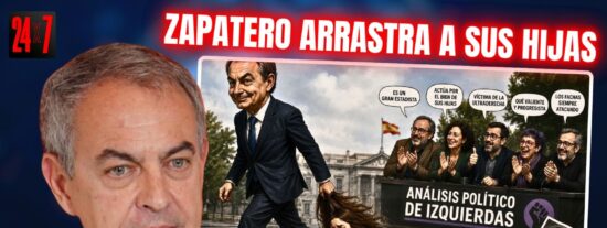 Zapatero arrastra a sus hijas mientras la &lsquo;Brunete Pedrete&rsquo; recoge cable y se &lsquo;olvida&rsquo; de la &lsquo;Zeja&rsquo;
