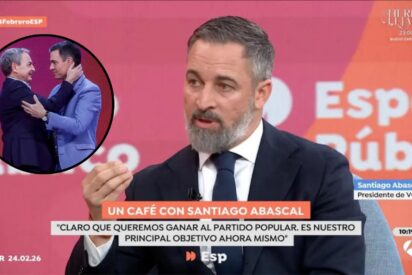 Santiago Abascal, l&iacute;der de VOX en 'Espejo P&uacute;blico' (Antena 3) 