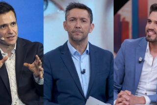 David Alandete, Javier Ruiz y Hugo Pereira.